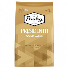 Кофе в зернах PAULIG Presidentti Gold Label, арабика 100%, 1000 г, вакуумная упаковка, 17624