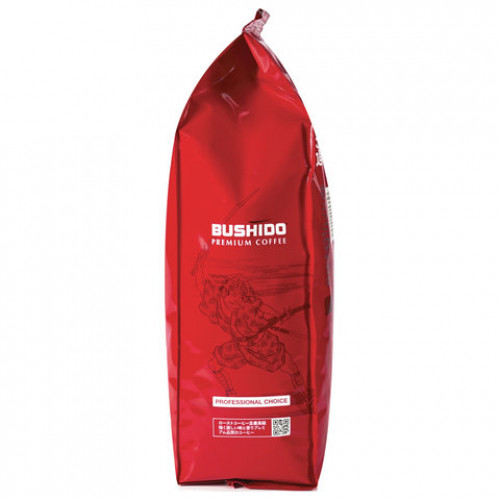 Кофе в зернах BUSHIDO Red Katana, натуральный, 1000 г, 100% арабика, вакуумная упаковка, BU10004007