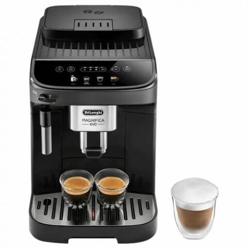 Кофемашина DELONGHI Magnifica Evo ECAM290.21.B, 1450Вт, объем 1,8л, ручной капучинатор, черная