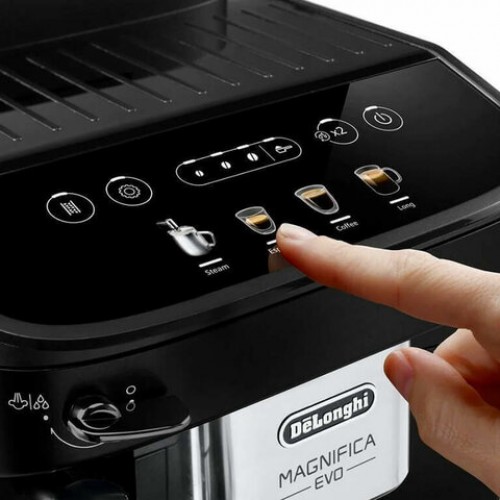 Кофемашина DELONGHI Magnifica Evo ECAM290.21.B, 1450Вт, объем 1,8л, ручной капучинатор, черная