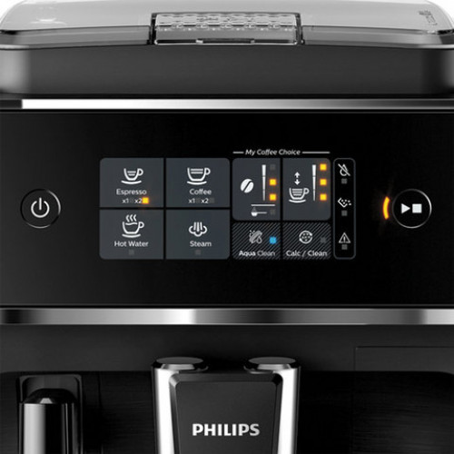 Кофемашина PHILIPS EP2231/40,1850 Вт, 15 бар, объем 1,8 л, емкость д/зерен 250 г, авто капучинатор, черная
