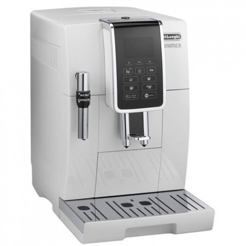 Кофемашина DELONGHI ECAM 350.35.W, 1450 Вт, объем 1,8 л, емкоть для зерен 300г, ручной капучинатор, белый