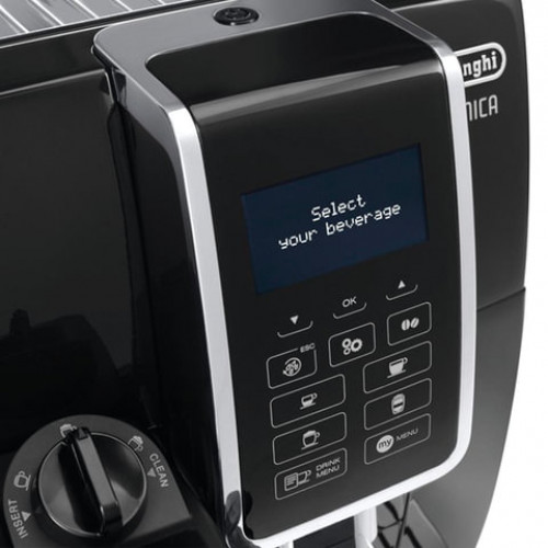 Кофемашина DELONGHI ECAM 350.55.B, 1450 Вт, объем 1,8 л, емкость для зерен 300 г, автоматический капучинатор, черная, ECAM350.55.B