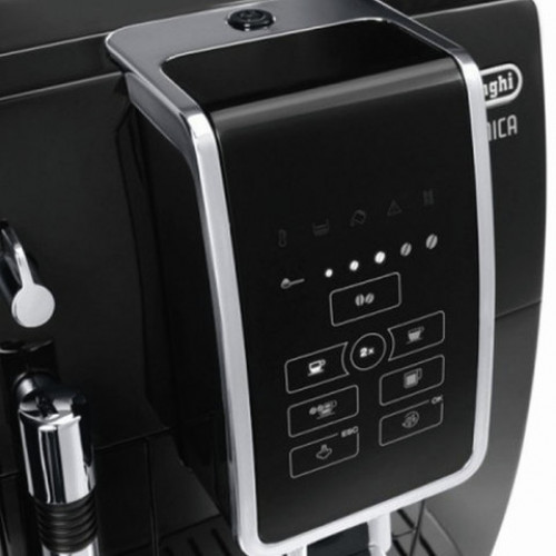 Кофемашина DELONGHI ECAM 350.15.B, 1450 Вт, объем 1,8 л, емкость для зерен 300 г, ручной капучинатор, черная