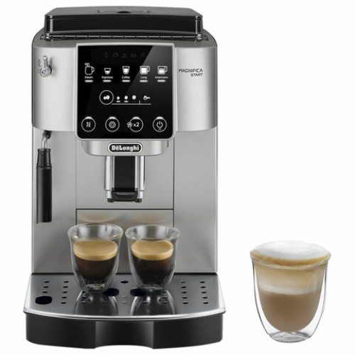 Кофемашина DELONGHI Magnifica Start ECAM220.30.SB, 1450Вт, объем 1,8л, ручной капучин