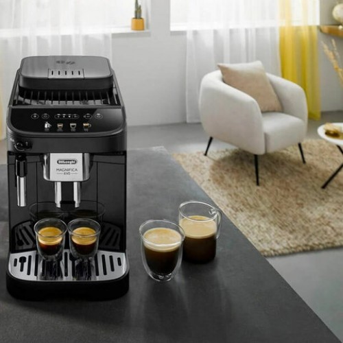 Кофемашина DELONGHI Magnifica Evo ECAM290.21.B, 1450Вт, объем 1,8л, ручной капучинатор, черная