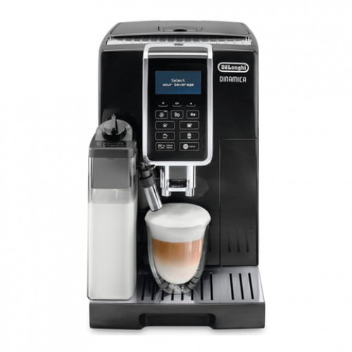 Кофемашина DELONGHI ECAM 350.55.B, 1450 Вт, объем 1,8 л, емкость для зерен 300 г, автоматический капучинатор, черная, ECAM350.55.B