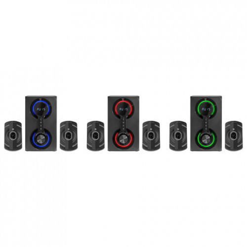 Колонки компьютерные DEFENDER Eclipse, 2.1, 40 Вт, Bluetooth, FM, USB, SD, AUX, черные, 65593