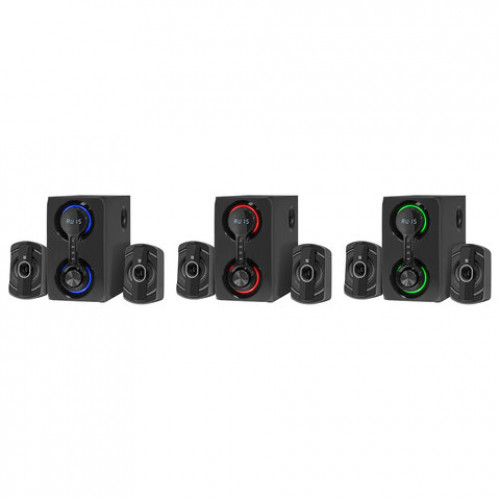 Колонки компьютерные DEFENDER Eclipse, 2.1, 40 Вт, Bluetooth, FM, USB, SD, AUX, черные, 65593