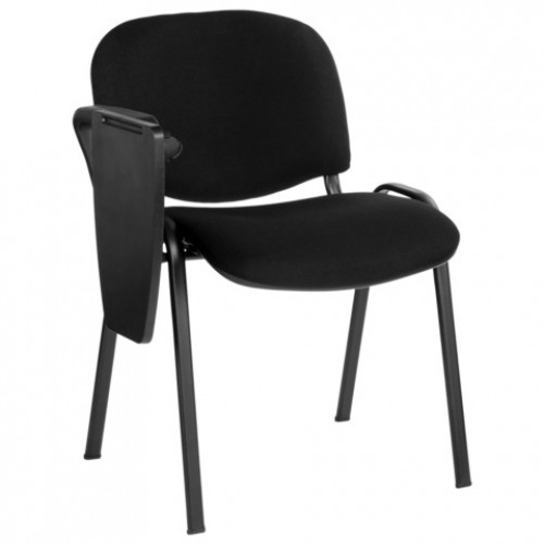 Стол (пюпитр) для стула ИЗО, для конференций, складной, пластик/металл, черный