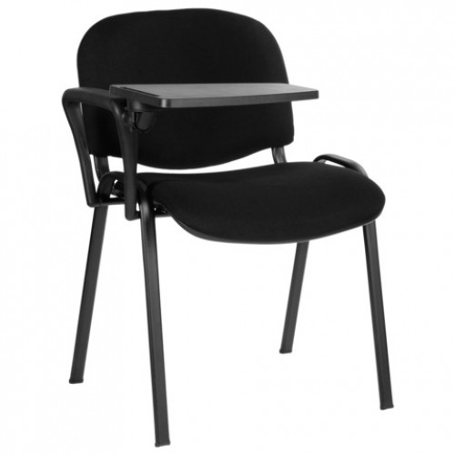 Стол (пюпитр) для стула ИЗО, для конференций, складной, пластик/металл, черный