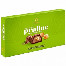 Конфеты шоколадные O'ZERA Praline пралине с цельным фундуком 190 г., РЕК763