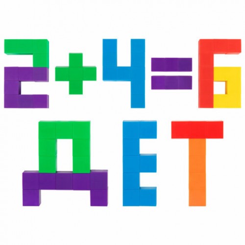 Магнитный конструктор MAGNETIC CUBES КУБИЧЕСКИЙ, 48 магнитных кубиков, BRAUBERG KIDS, 665723