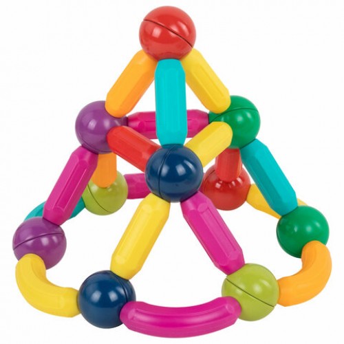 Магнитный конструктор MAGNETIC STICKS, 36 магнитных деталей, BRAUBERG KIDS, код 1С, 665721