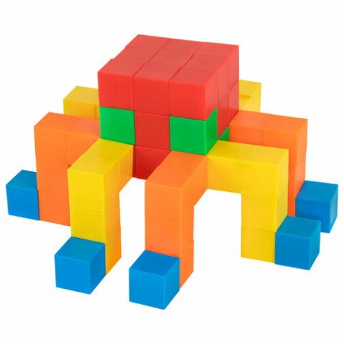 Магнитный конструктор MAGNETIC CUBES КУБИЧЕСКИЙ, 48 магнитных кубиков, BRAUBERG KIDS, 665723