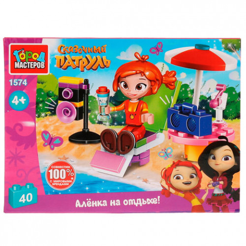 Конструктор пластиковый СКАЗОЧНЫЙ ПАТРУЛЬ, 24 - 43 детали, ассорти, ГОРОД МАСТЕРОВ