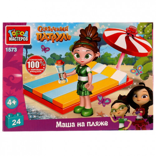 Конструктор пластиковый СКАЗОЧНЫЙ ПАТРУЛЬ, 24 - 43 детали, ассорти, ГОРОД МАСТЕРОВ