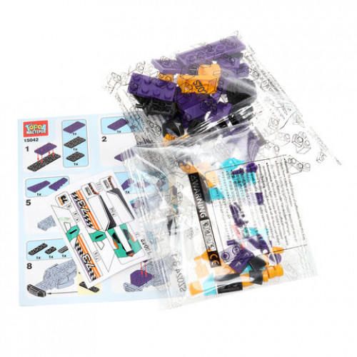 Конструктор пластиковый ROAD RACING, 51- 102 детали, ассорти, ГОРОД МАСТЕРОВ