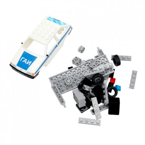 Конструктор пластиковый АВТОМОБИЛИ, 28 - 42 детали, ГОРОД МАСТЕРОВ