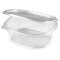 Одноразовый контейнер овальный 500 мл, С КРЫШКОЙ ЮП-РКС, КОМПЛЕКТ 360 шт., прозрачный ПЭТ, ЮПЛАСТ, ЮУПМ6131