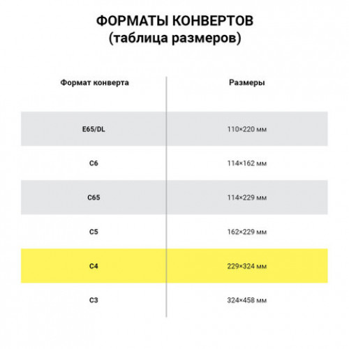 Конверты С4 (229х324 мм), отрывная лента, 100 г/м2, КОМПЛЕКТ 50 шт., BRAUBERG, 112184, С4НКс-50