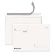 Конверты С4 (229х324мм), отрывная лента, Куда-Кому, 100г/м2, КОМПЛЕКТ 500шт, STAFF, 118667