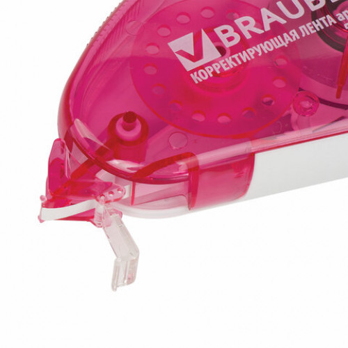 Корректирующая лента BRAUBERG Maxi, увеличенная длина 5 мм х 25 м, белый/красный корпус, блистер, 225593