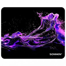 Коврик для мыши SONNEN NEON SPLASH резина+ткань, 250х200х2мм, 513957