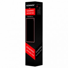 Коврик для мыши и клавиатуры большой SONNEN BLACK TITAN XXL 900х400х3мм, черный, 513959