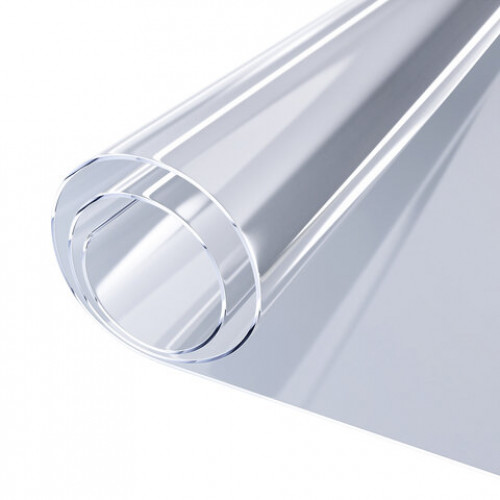 Коврик-подкладка, скатерть ПВХ прозрачная, гибкое/мягкое стекло, 140х80 см, 0,5 мм, DASWERK, 607668