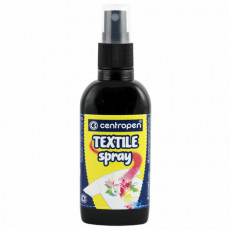 Краска-спрей для ткани и одежды ЧЕРНАЯ CENTROPEN Textile Spray, 110 мл, 1139, 9 1139 0012