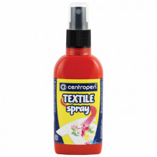 Краска-спрей для ткани и одежды КРАСНАЯ CENTROPEN Textile Spray, 110 мл, 1139, 9 1139 0004