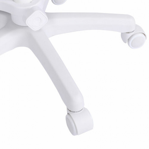 Кресло детское с подставкой для ног BRABIX Sky MG-206, велюр, голубое, 533155