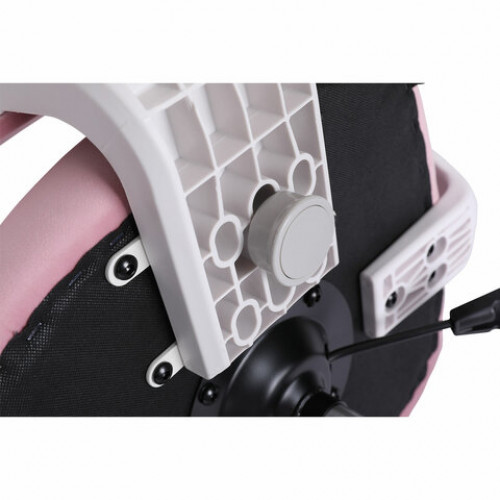 Кресло детское с подставкой для ног BRABIX Sky MG-206, велюр, розовое, 533154