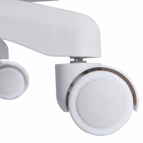 Кресло детское с подставкой для ног BRABIX Sky MG-206, велюр, голубое, 533155