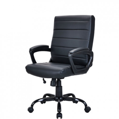 Кресло BRABIX Win MG-353, кожзаменитель, разборное пятилучие, черное, 532981