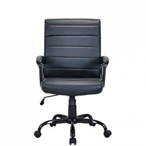 Кресло BRABIX Win MG-353, кожзаменитель, разборное пятилучие, черное, 532981