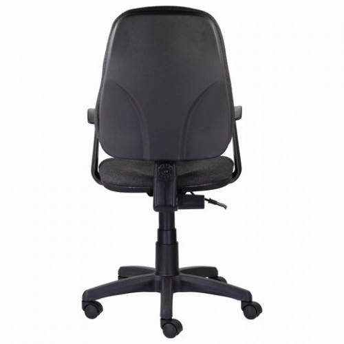 Кресло BRABIX Comfort MG-321, регулируемая эргономичная спинка, ткань, серое, 532557