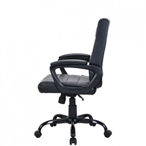 Кресло BRABIX Win MG-353, кожзаменитель, разборное пятилучие, черное, 532981