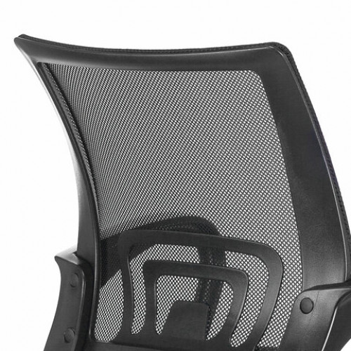 Кресло для приемных и переговорных BRABIX Fly CF-100, черное, 532087