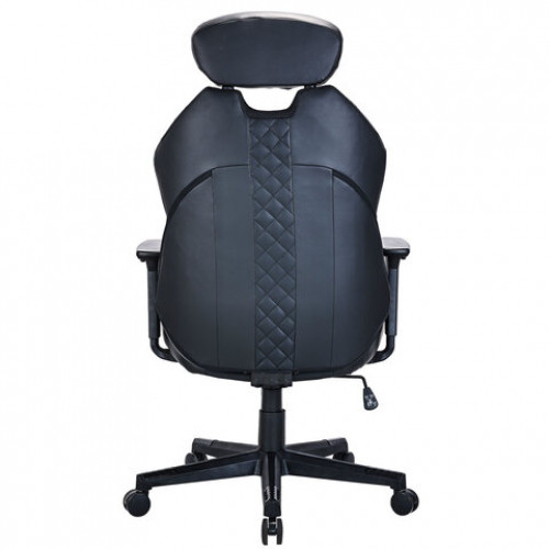 Кресло BRABIX PREMIUM Tokyo EX-595, регулируемый подголовник, рециклированная кожа, черное, 532975
