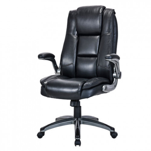 Кресло BRABIX PREMIUM Paradigm EX-556, пружинный блок, рециклированная кожа, черное, 532976