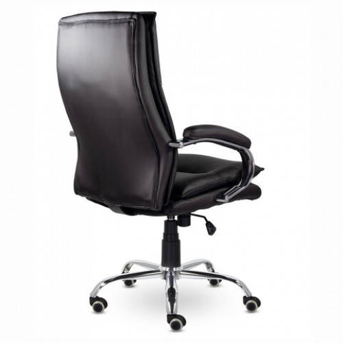 Кресло офисное BRABIX PREMIUM Cuba EX-542, экокожа, черное, 532549