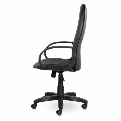 Кресло офисное BRABIX Praktik EX-279, ткань JP/кожзам, серое, 532020