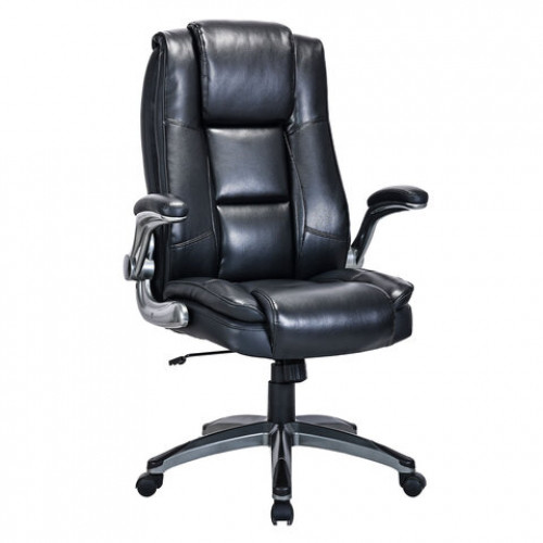 Кресло BRABIX PREMIUM Paradigm EX-556, пружинный блок, рециклированная кожа, черное, 532976