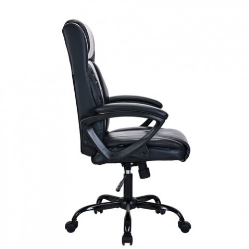Кресло BRABIX PREMIUM Oslo EX-549, рециклированная кожа, разборное пятилучие, черное, 532978
