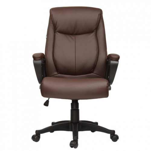 Кресло офисное BRABIX Enter EX-511, экокожа, коричневое, 531163