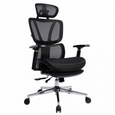 Кресло BRABIX PREMIUM Evolution ER-700, подножка, слайдер, синхромеханизм, сетка, черное, 532947