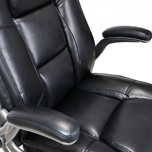 Кресло BRABIX PREMIUM Paradigm EX-556, пружинный блок, рециклированная кожа, черное, 532976