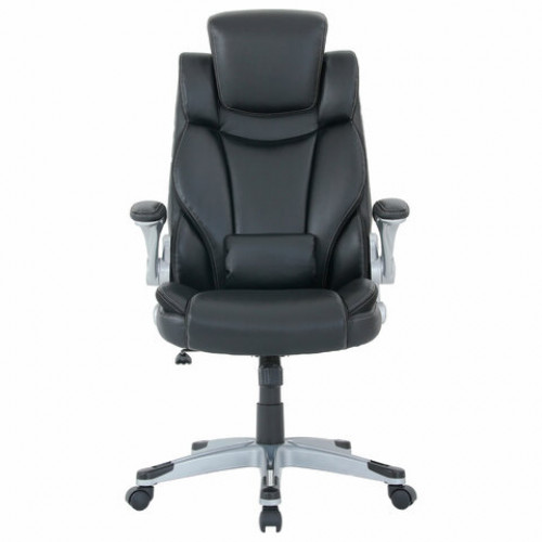 Кресло BRABIX PREMIUM Phantom EX-553, рециклированная кожа, регулируемый подголовник, черное, 532940